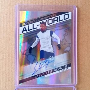 ⚽🏆Steven Bergwijm "All-World  Autograph" Card Lot🏆⚽